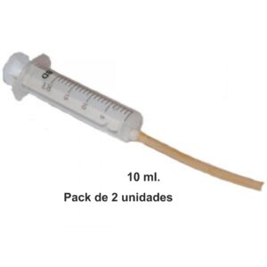JERINGA PARA EMBUCHAR + SONDA  PACK 2 UDS.